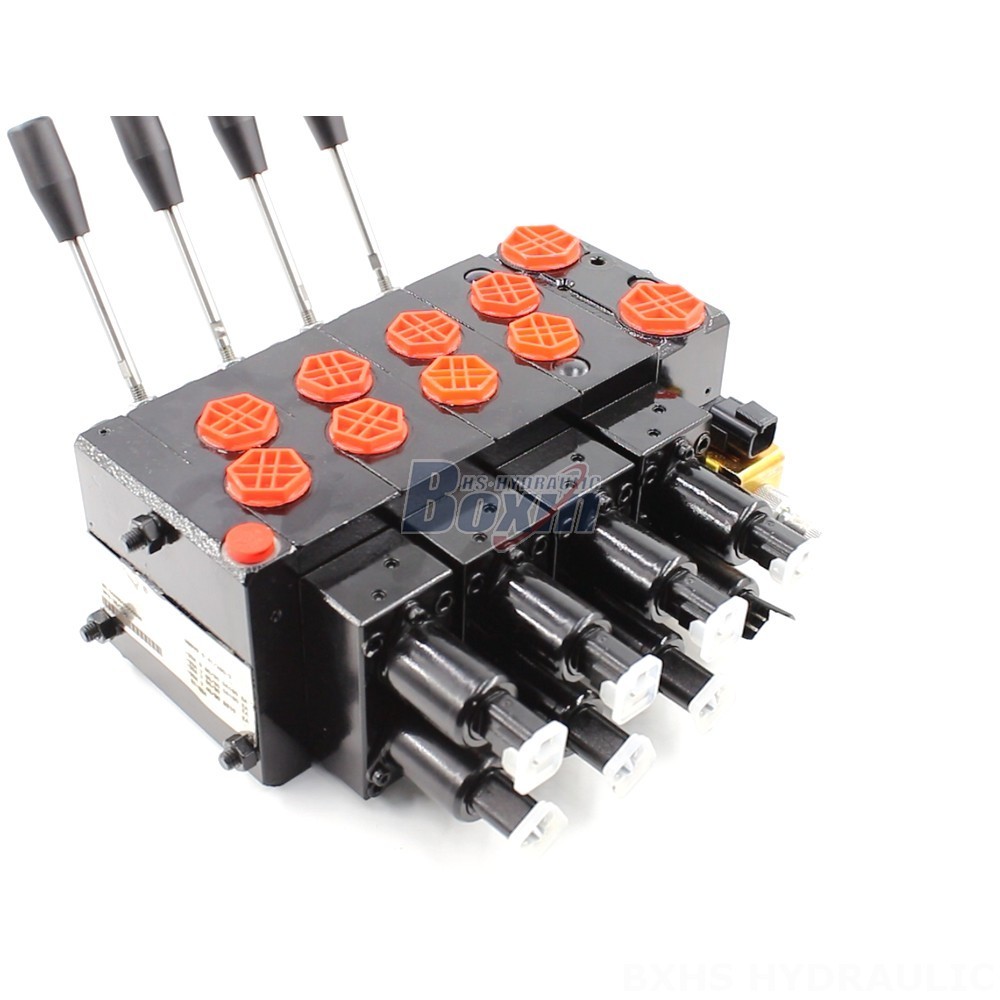 Advanced Hydraulic Valve Technology: HSDVG32 4 Spool Proportional Control Valve main image